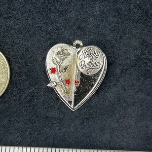 Vintage Sterling Happy Birthday Charm